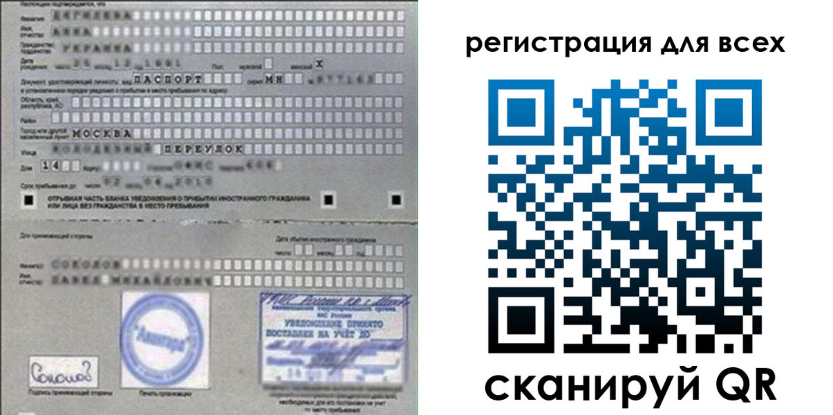 временная регистрация в квартире в Сосногорске